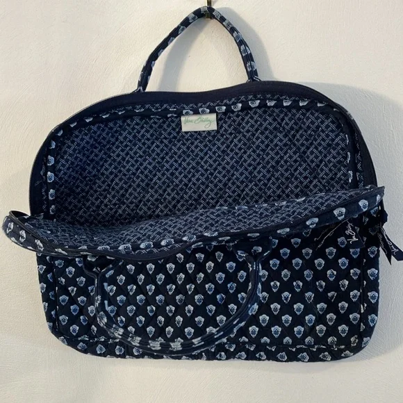 Vera Bradley Nantucket Navy Computer Bag (Retired) - Picture 3 of 4